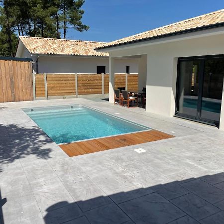 Maison Moderne Avec Piscine Chauffee Lacanau Eksteriør billede