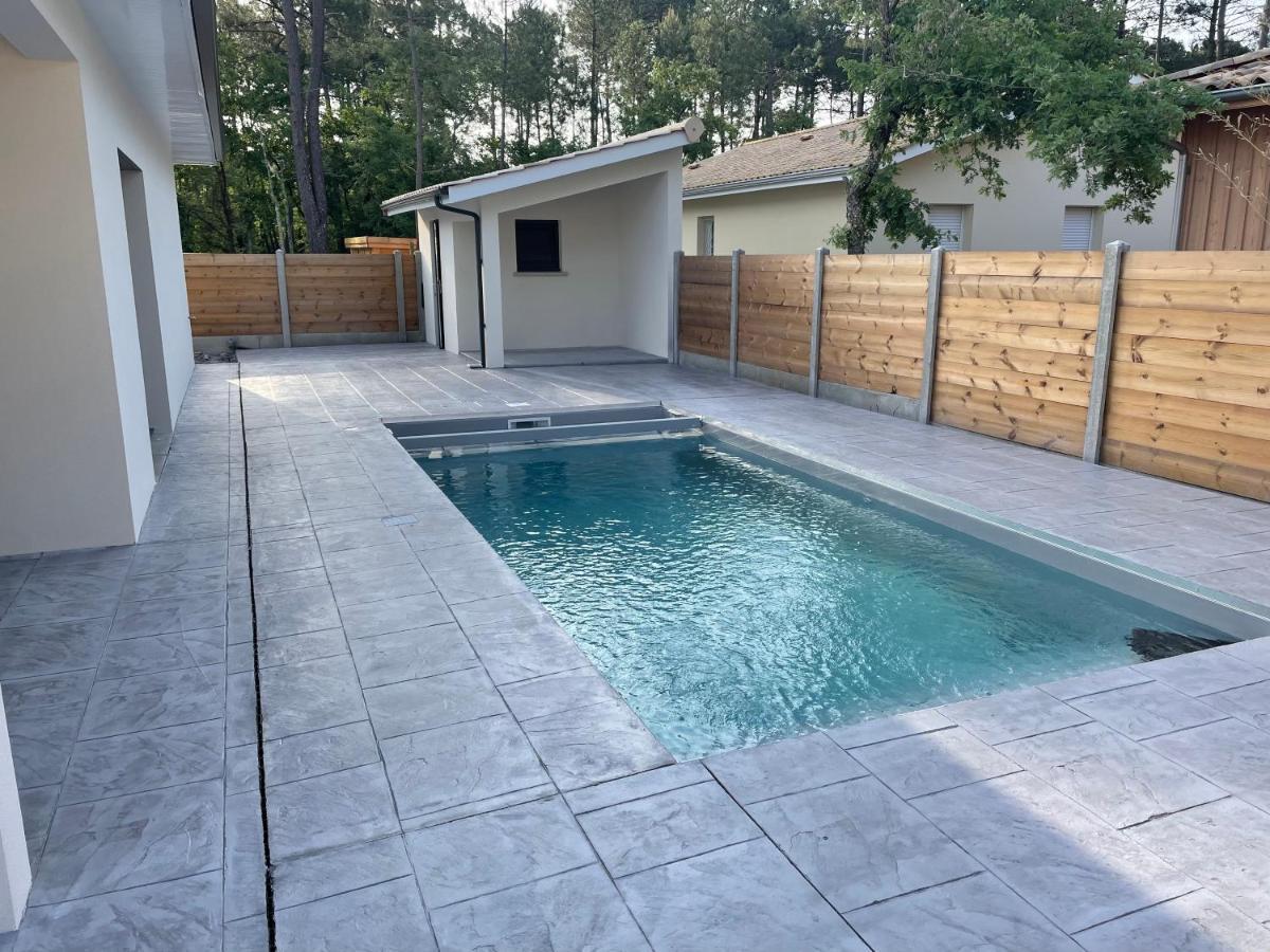 Maison Moderne Avec Piscine Chauffee Lacanau Eksteriør billede