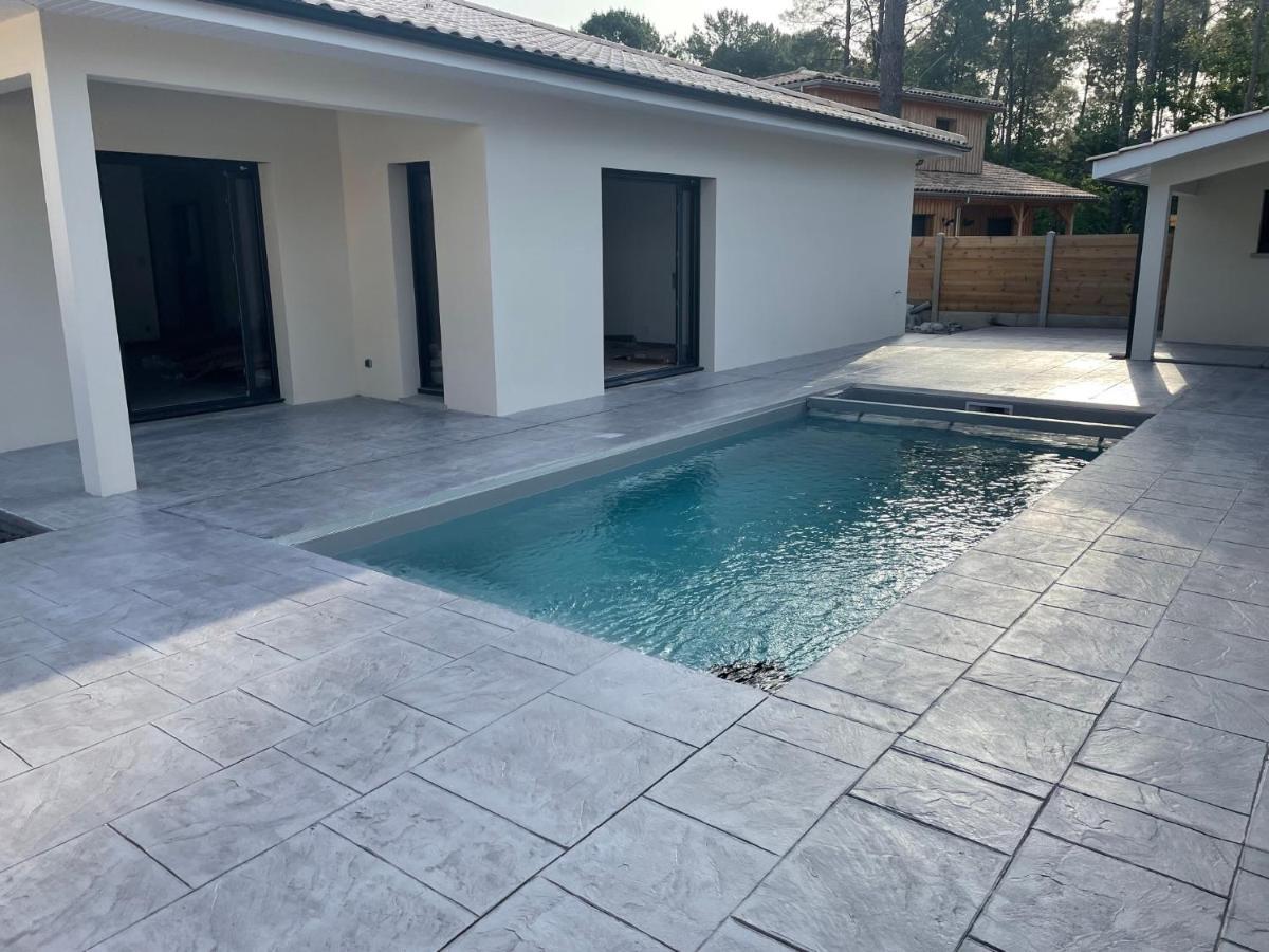 Maison Moderne Avec Piscine Chauffee Lacanau Eksteriør billede