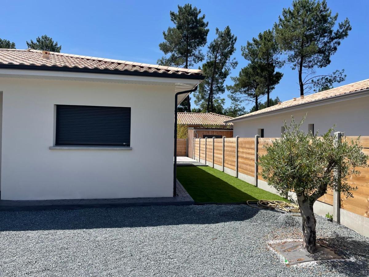 Maison Moderne Avec Piscine Chauffee Lacanau Eksteriør billede