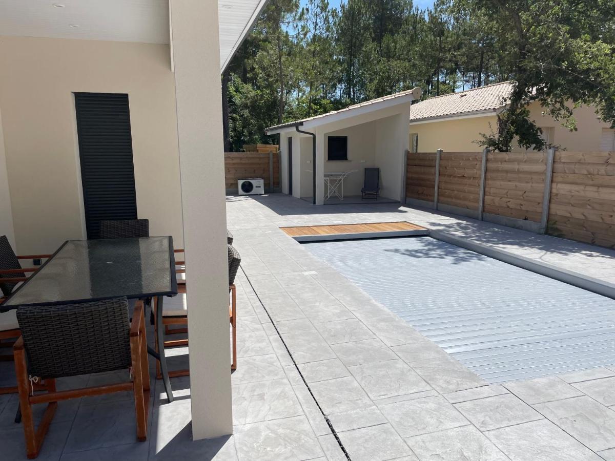 Maison Moderne Avec Piscine Chauffee Lacanau Eksteriør billede