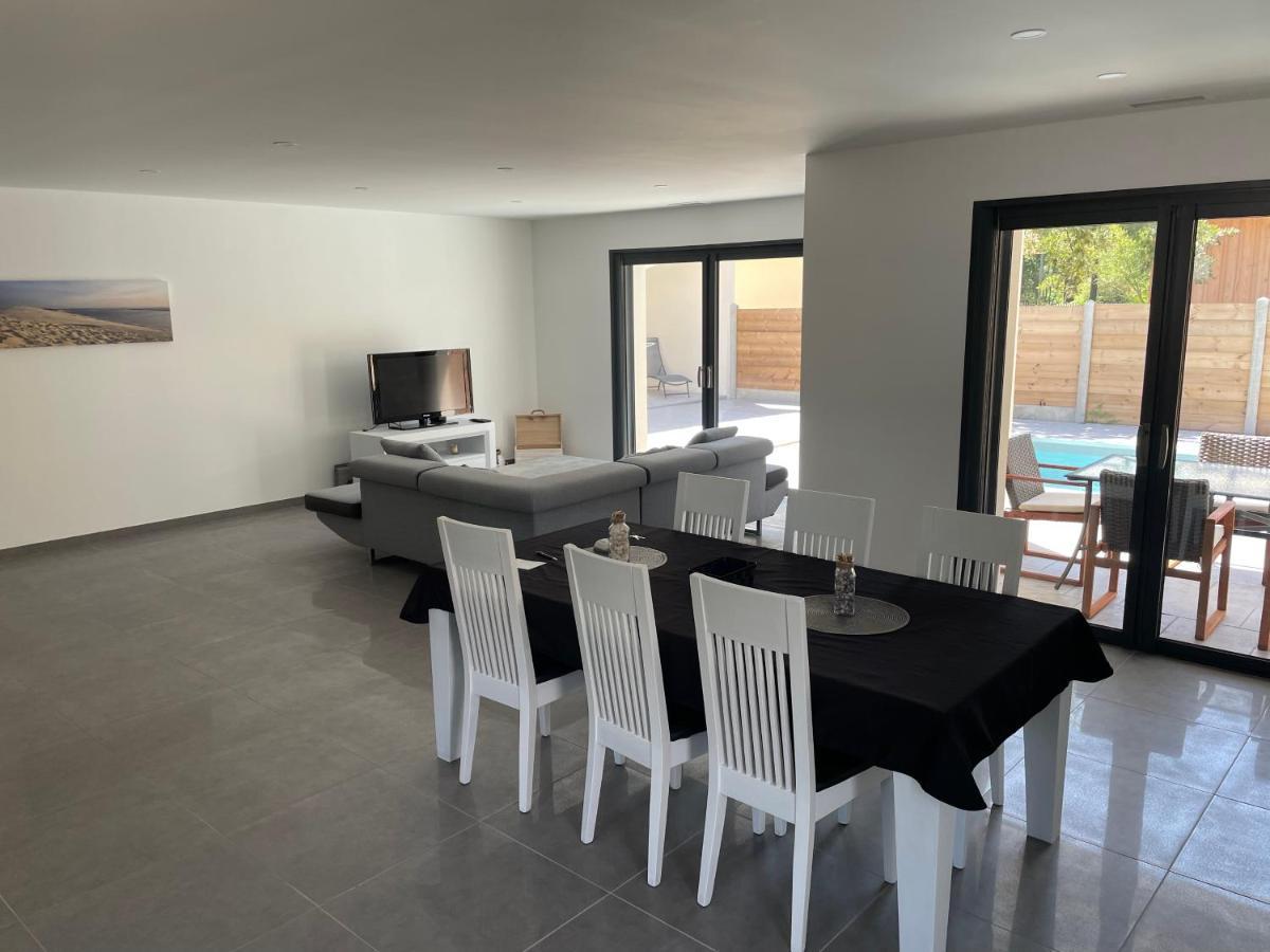 Maison Moderne Avec Piscine Chauffee Lacanau Eksteriør billede